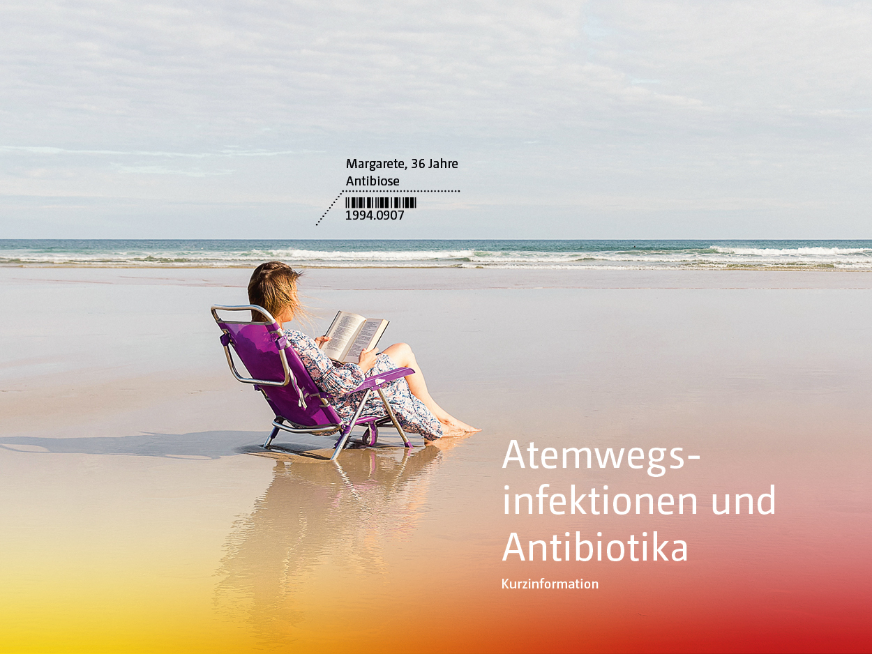 Titelbild Broschüre Atemwegsinfektionen und Antibiotika
