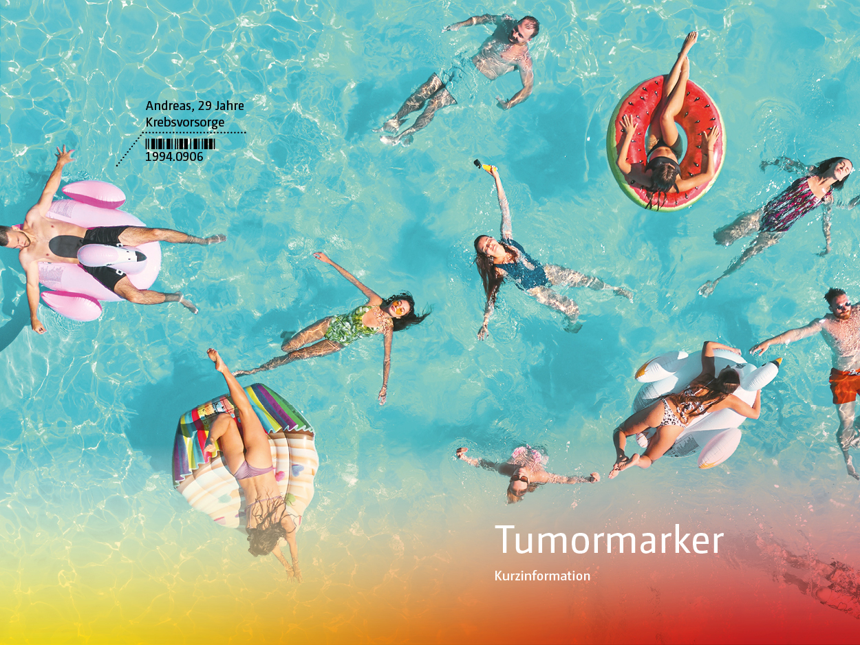 Titelbild Broschüre Tumormarker