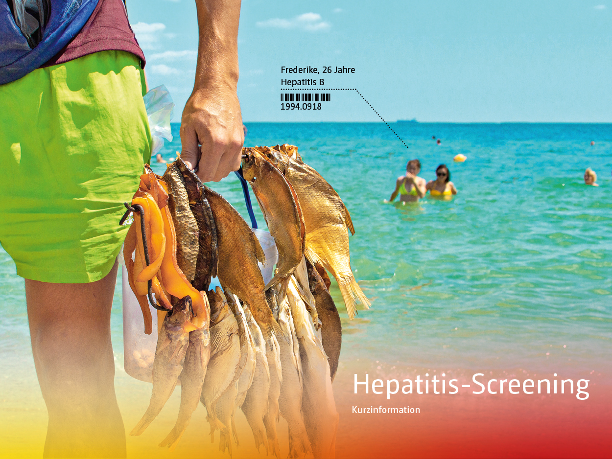 Titelbild Broschüre Hepatitis-Screening