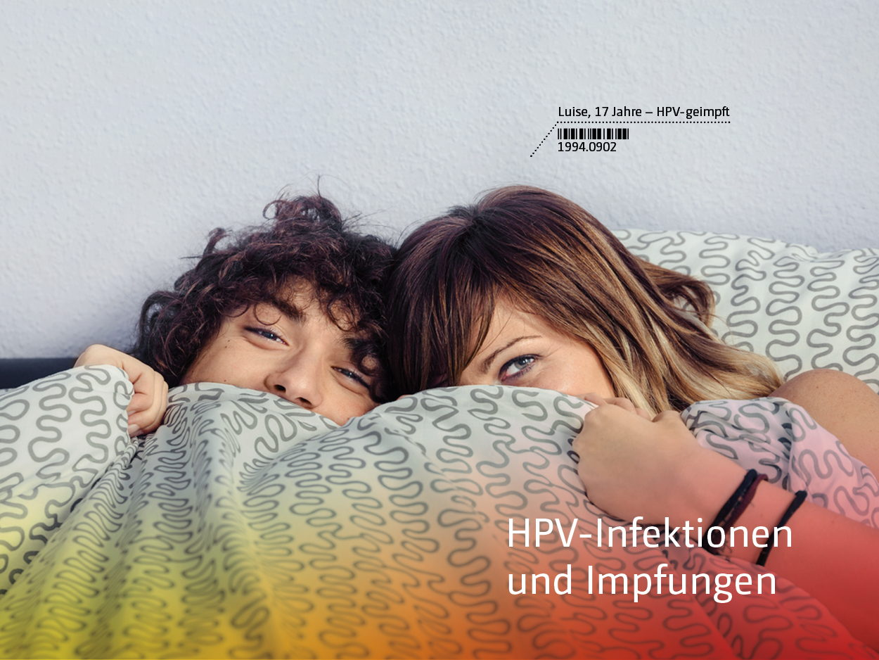 Titelbild Broschüre HPV-Infektionen und Impfungen