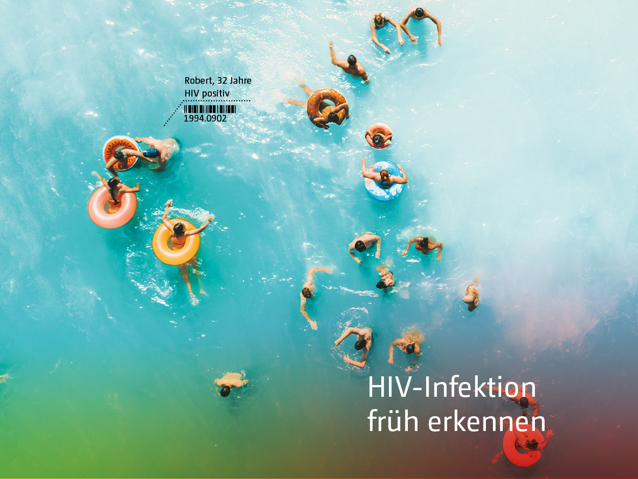 Titelbild Broschüre HIV-Infektion früh erkennen