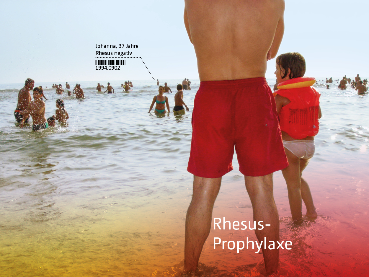 Titelbild Broschüre Rhesus-Prophylaxe Schwangerschaft